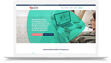 Site de Clínica para Ultra Health Care