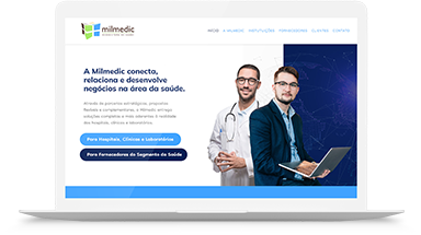 Portfolio Milmedic Site para saúde