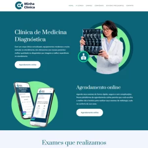 Site para clínicas de radiologia